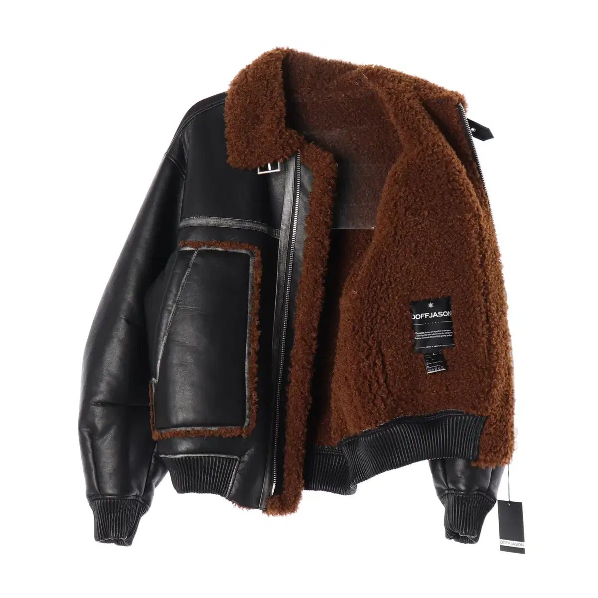 新品) DOFFJASON(ドフジェーソン) 럼버잭 シアリング ムートン