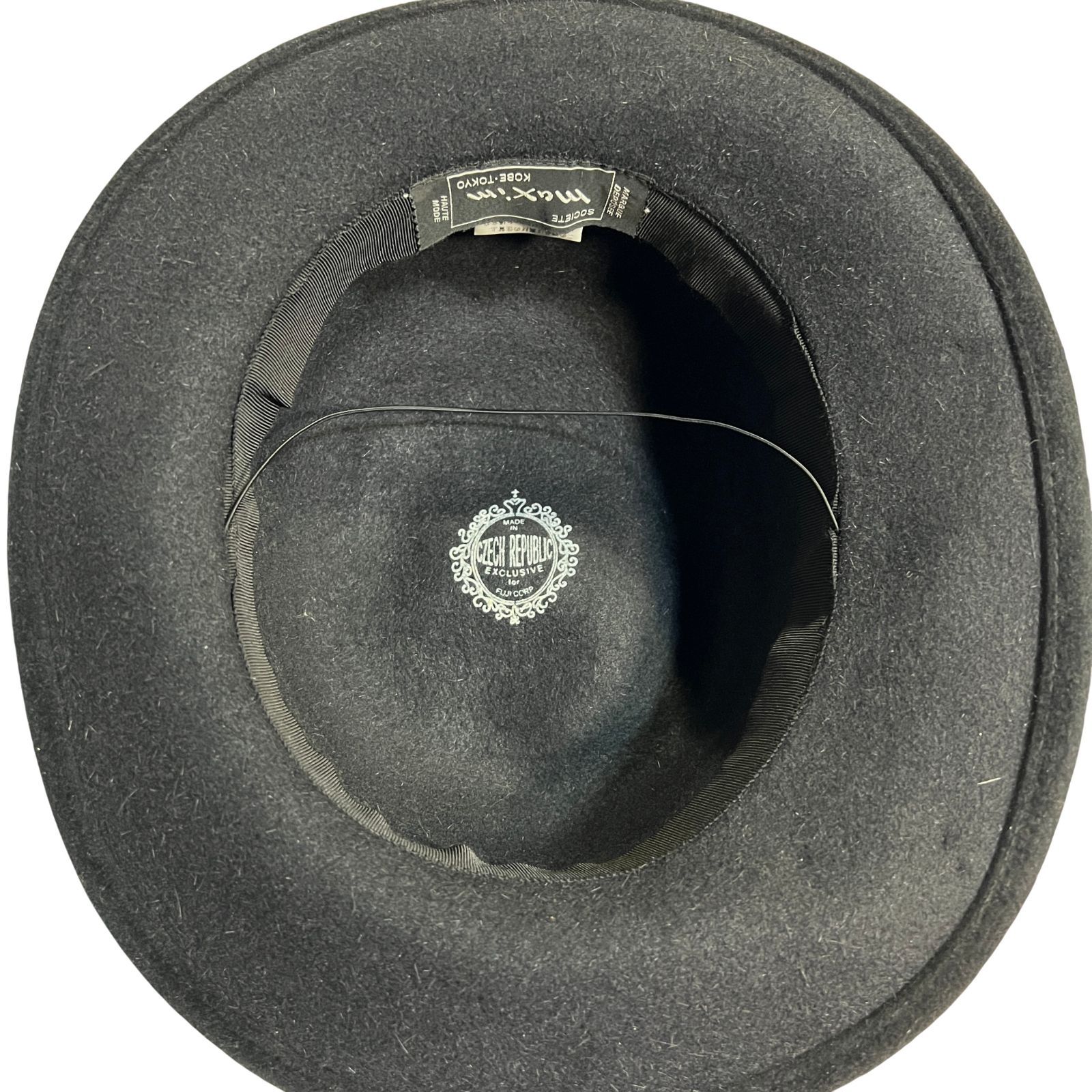 maxim マキシン ウール ハット KOBE.TOKYO ブラック 黒 レディース