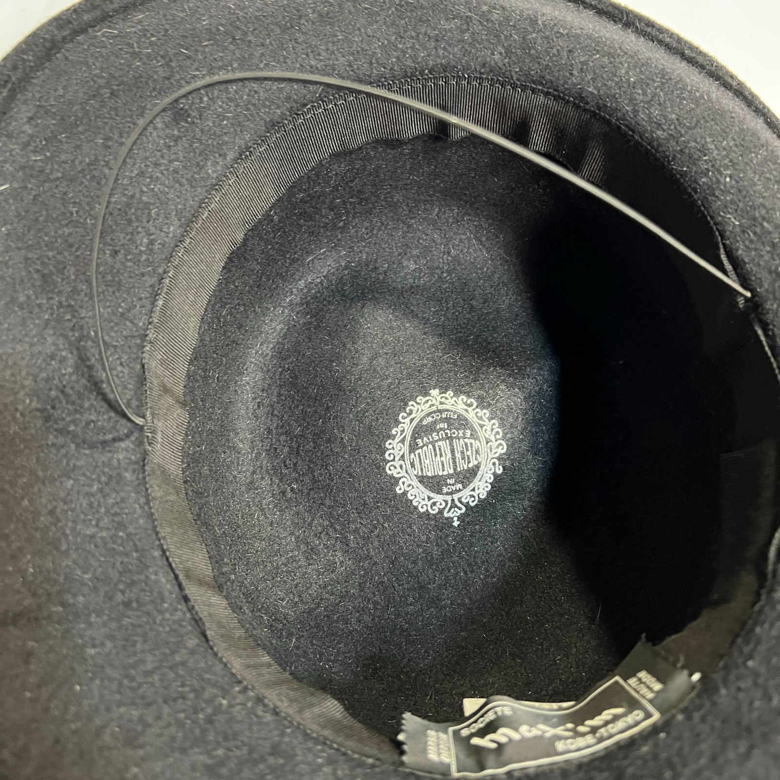 maxim マキシン ウール ハット KOBE.TOKYO ブラック 黒 レディース