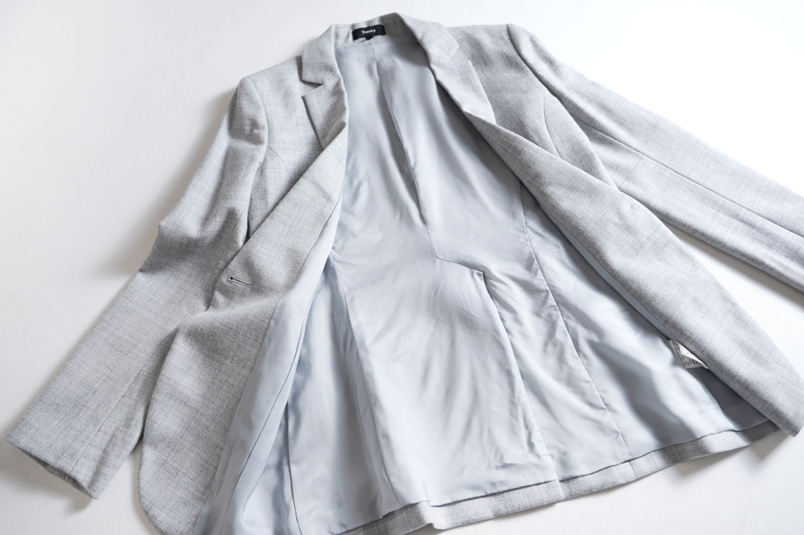 132t*美品 Theory セオリー サキソニー ウール テーラードジャケット 4