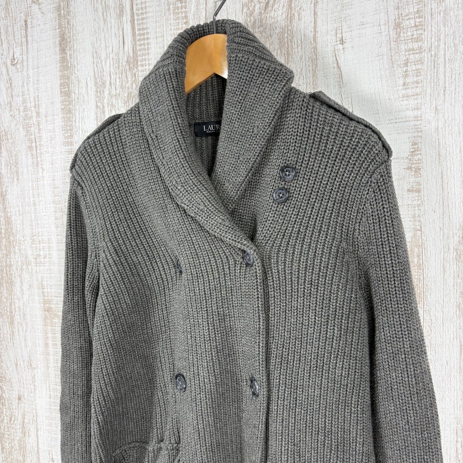 LAUREN RALPH LAUREN ローレンラルフローレン ショールカラー ダブル