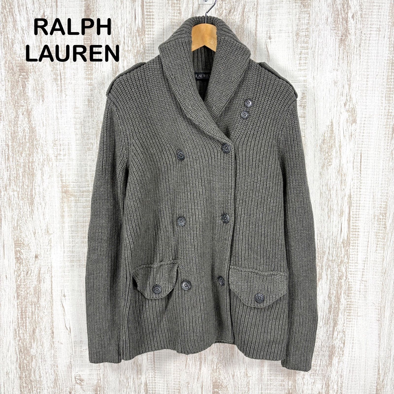 LAUREN RALPH LAUREN ローレンラルフローレン ショールカラー ダブル 
