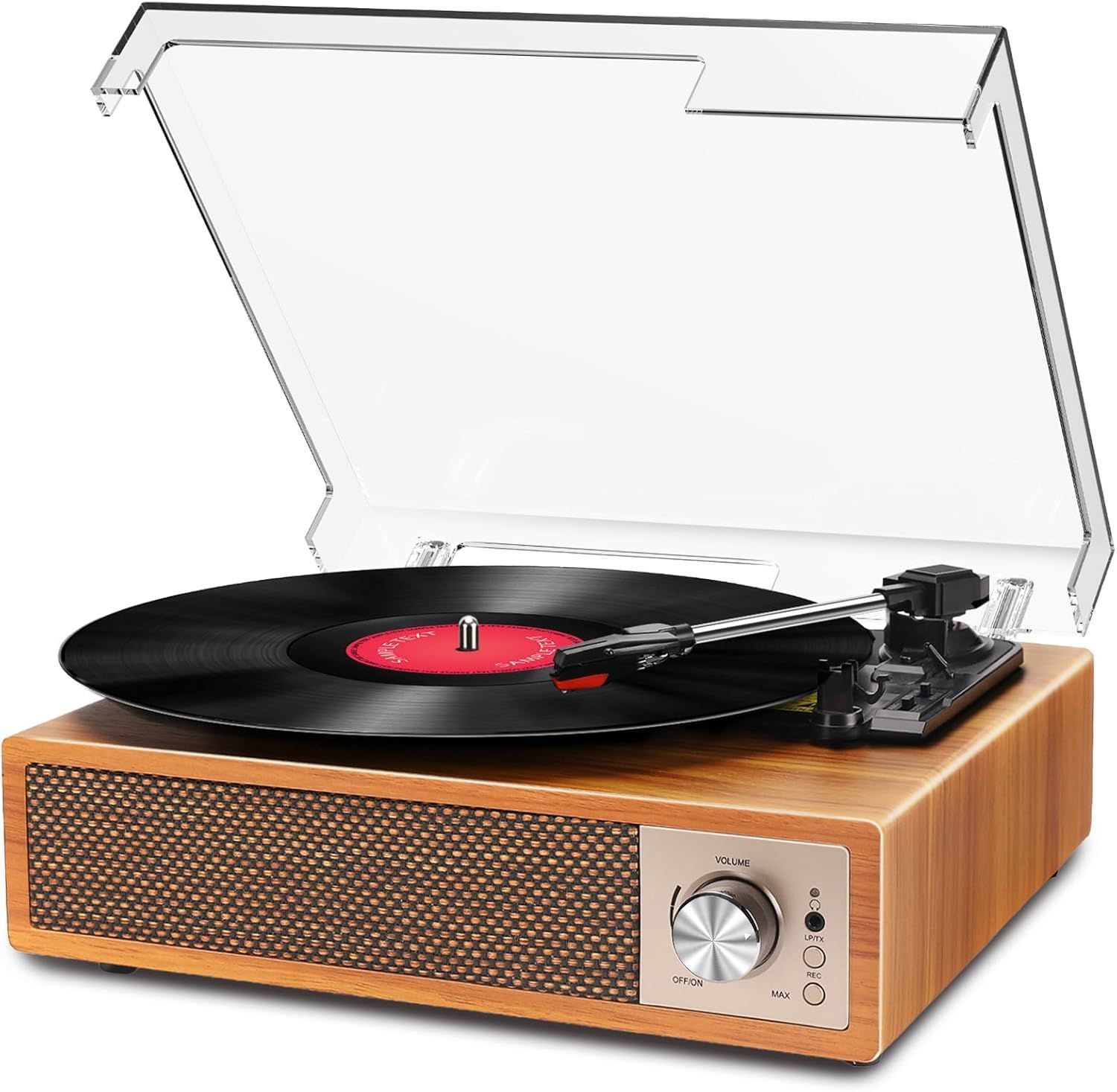 レコードプレーヤー Bluetooth送信と受信 USBで録音と音楽再生