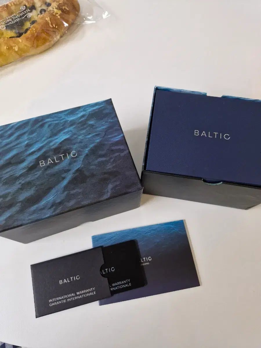  バルティック アクア スカーフ ブラック シルバー ストライプ 自動巻き時計 腕時計(アナログ)