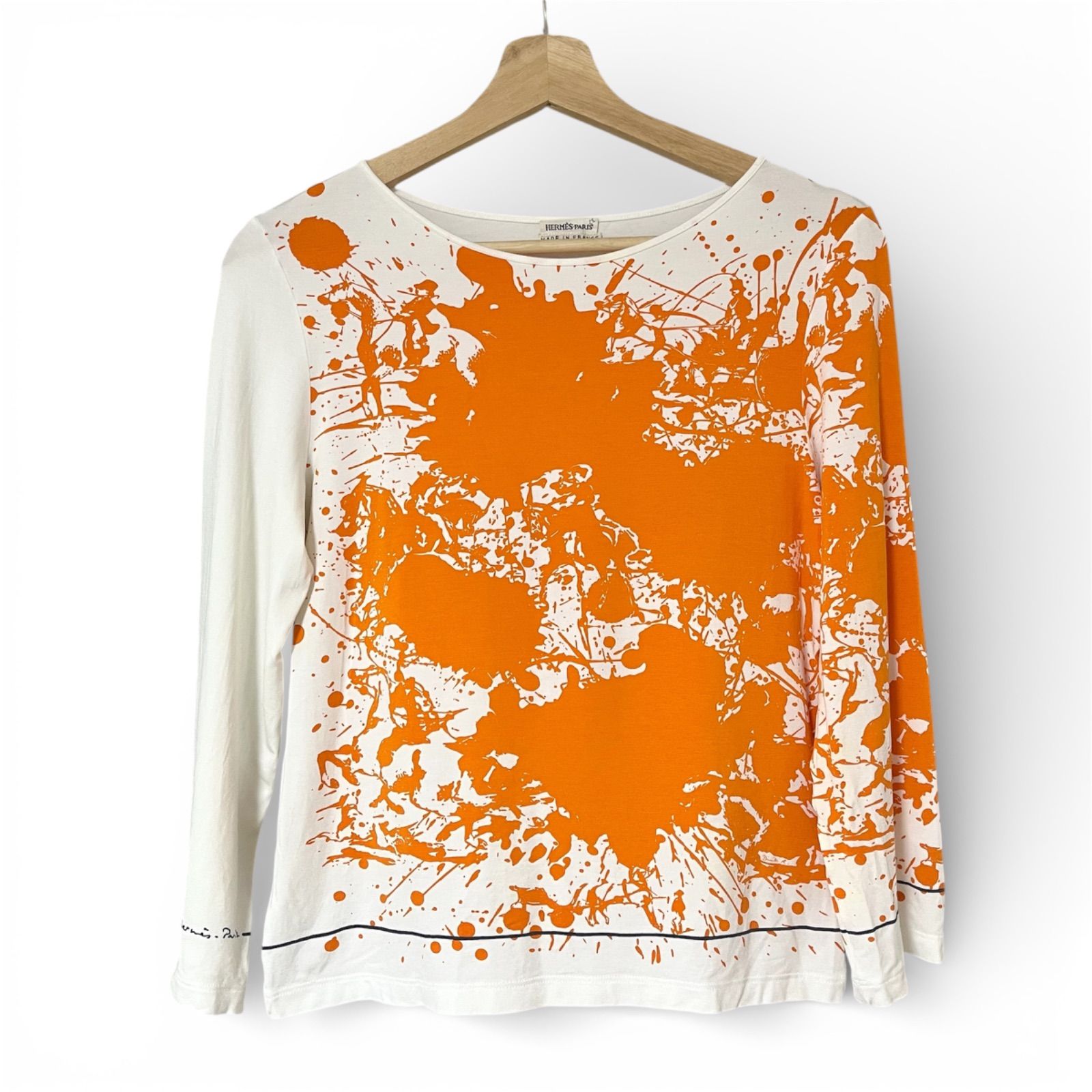 HERMES エルメス 長袖カットソー マルジェラ期 CHEVAL SURPRISE