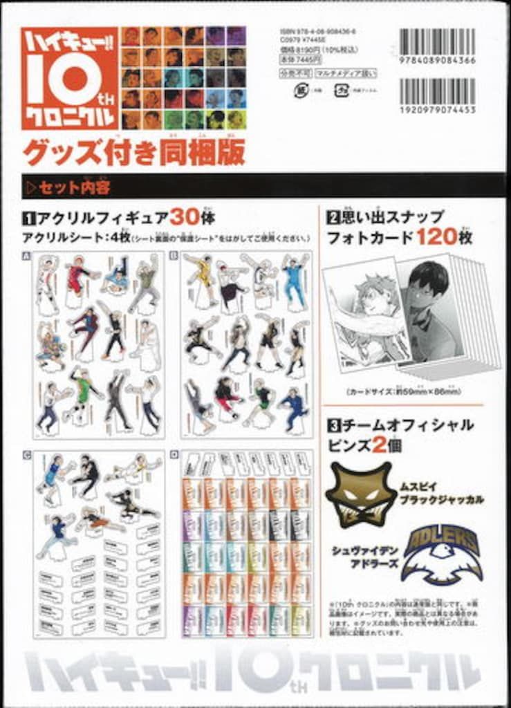 グッズのみ◎ハイキュー!!10thクロニクル/古舘春一 グッズ付き同梱版 集英社 集英社 愛蔵版コミックス 古舘春一 ハイキュー!! 10thクロニクル