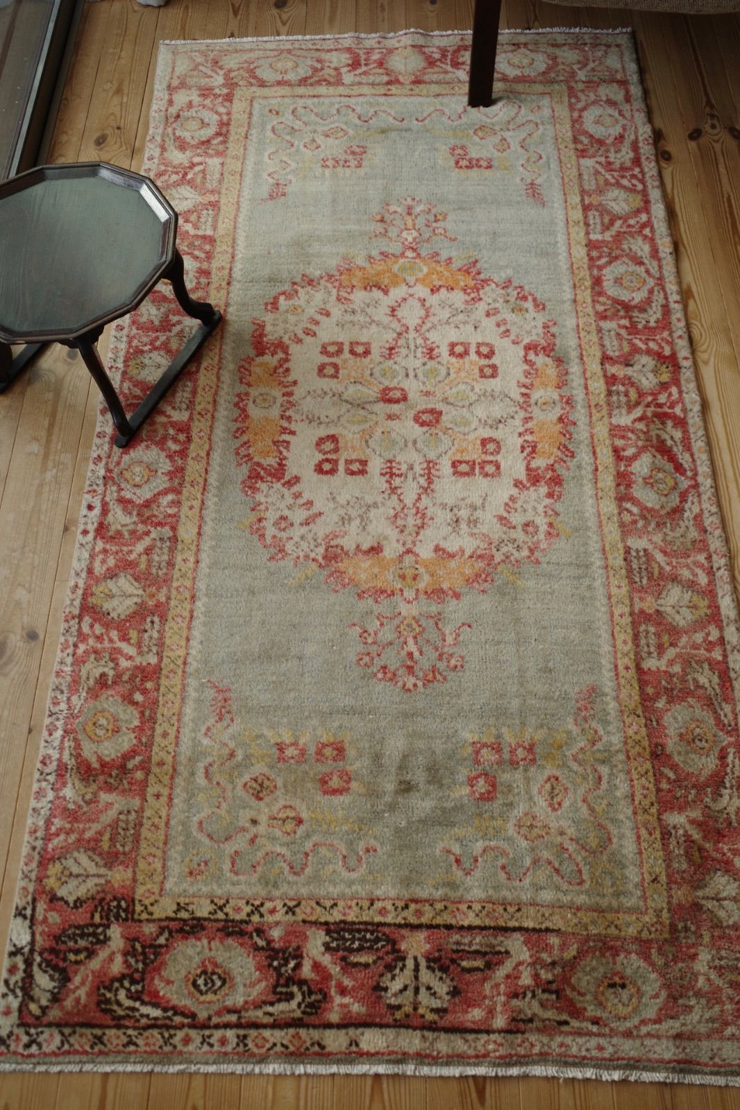 トルコ ギュネイ ヴィンテージラグ アンティークカラー - メルカリ