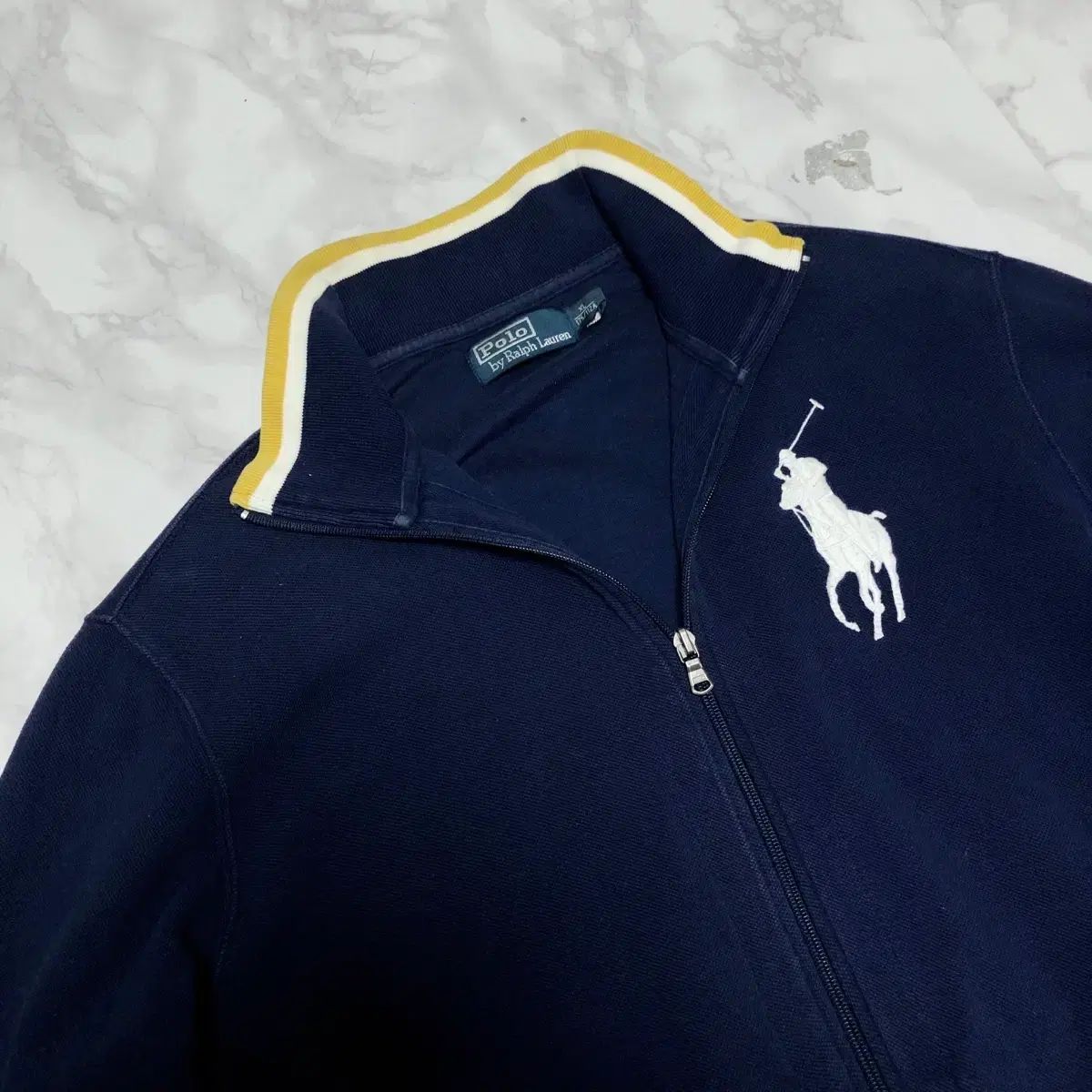 ポロラルフローレン ビックポニー ジップアップ ジャケット ネイビー