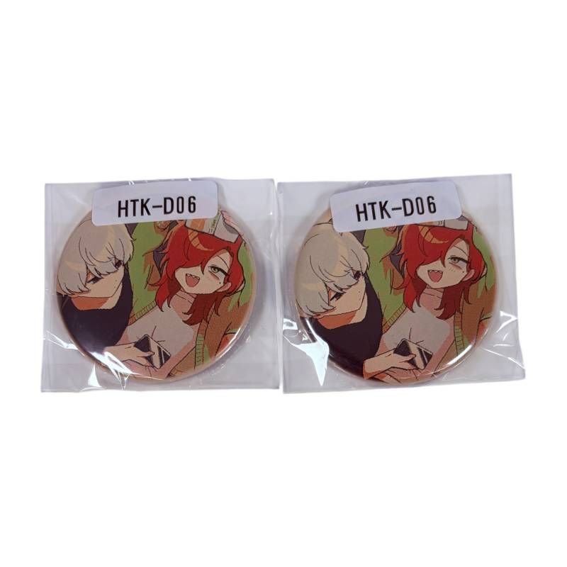 未開封】 氷点下30度の絶望 × ウェブポン D賞 缶バッジ 十二村 & 口