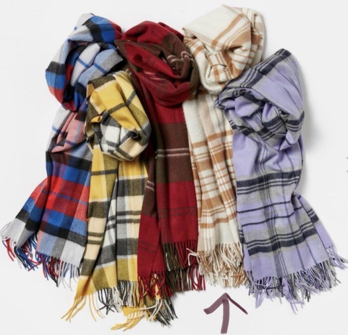 トゥモローランド 別注 限定 ジョンストンズ カシミヤ 大判 ストール