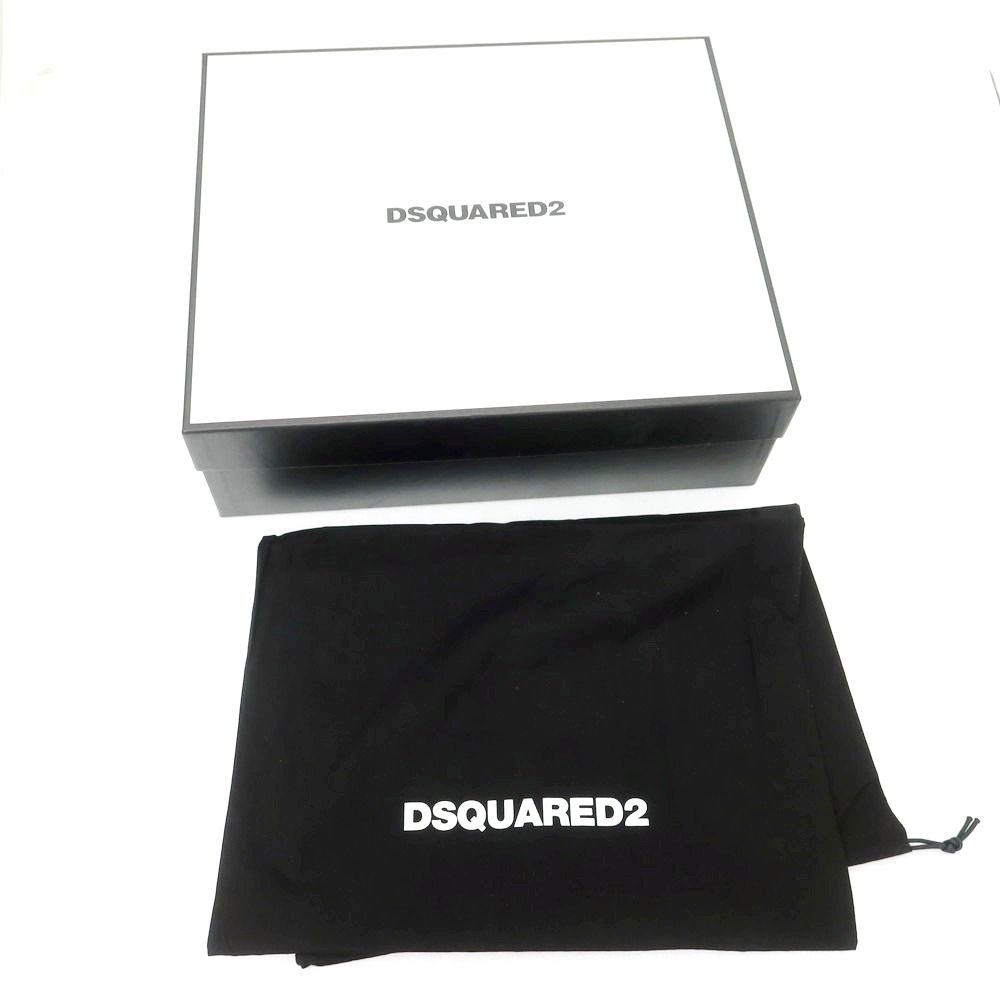 新品】ディースクエアード DSQUARED2 レザー レースアップブーツ