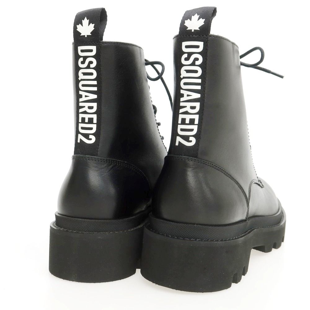 新品】ディースクエアード DSQUARED2 レザー レースアップブーツ