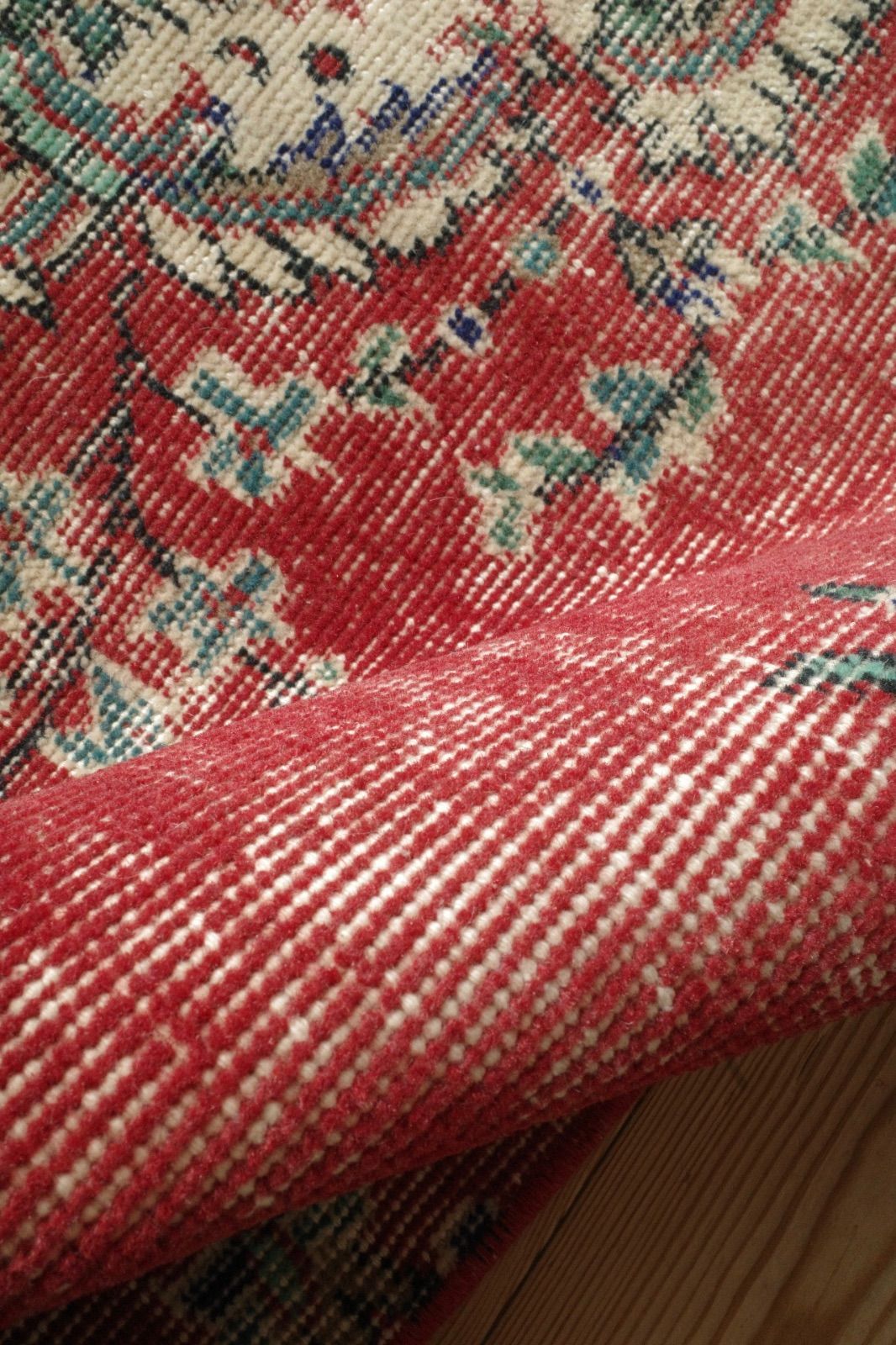 トルコ ヴィンテージラグ レッド メダリオン - メルカリ