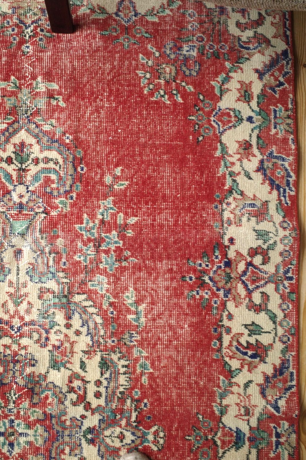 トルコ ヴィンテージラグ レッド メダリオン - メルカリ