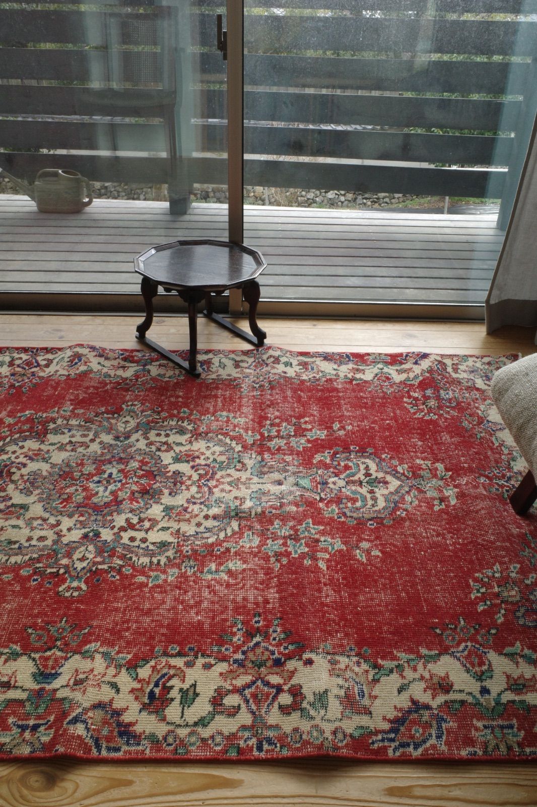 トルコ ヴィンテージラグ レッド メダリオン - メルカリ