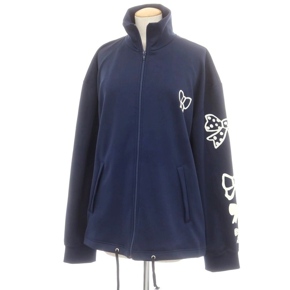 コムデギャルソンガール　フリル　ジャージ 紺色 中古】コムデギャルソン ガール COMME des GARCONS GIRL 2023年秋冬