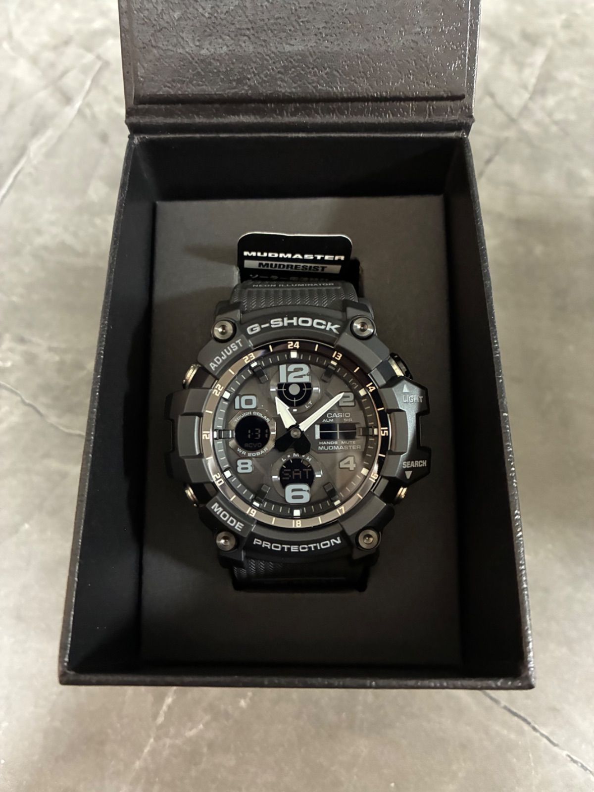 未使用展示品】G-SHOCK Gショック 腕時計 MUDMASTER 電波ソーラー GWG 