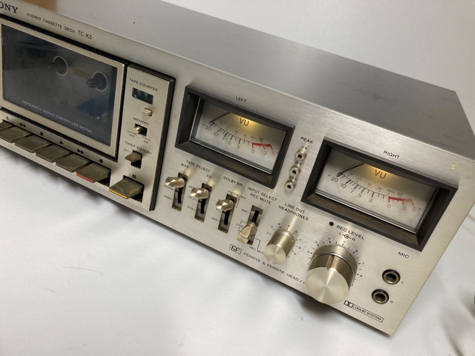 レア品 動作確認済み SONY TC-K5 ステレオカセットデッキ - メルカリ