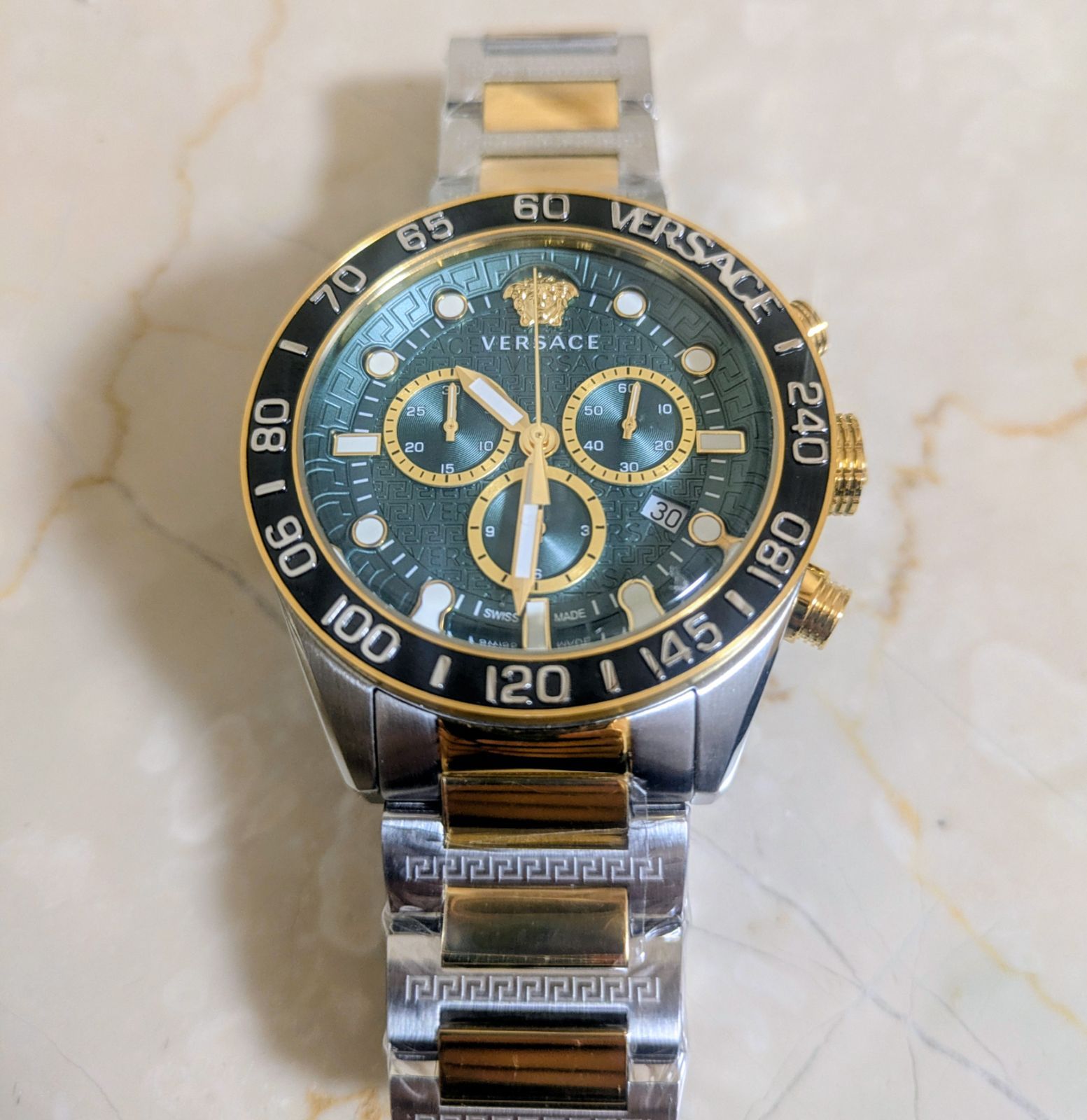 新品 VERSACE ヴェルサーチェ Greca Dome グレカ ドーム VE6K00423