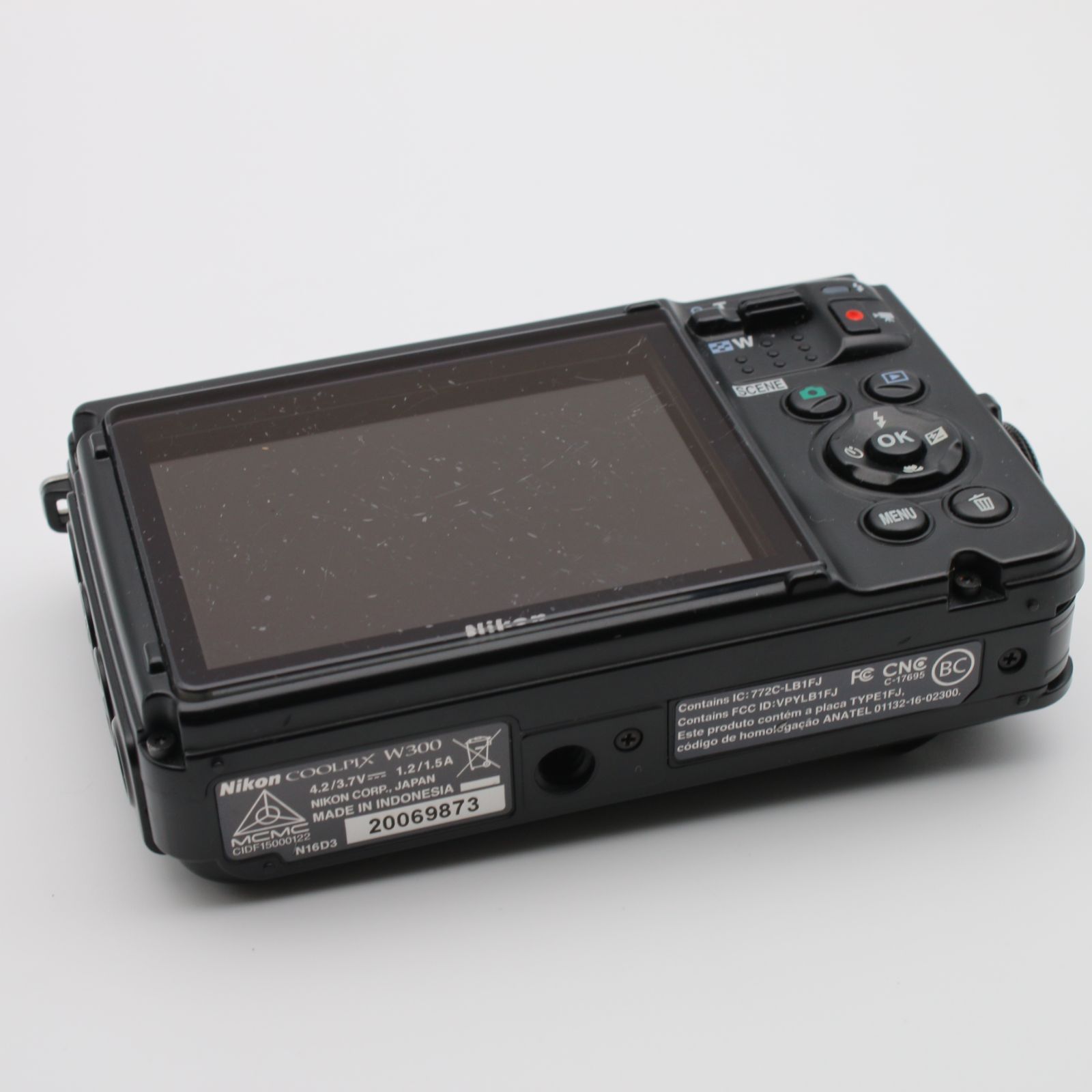 極上品】 Nikon COOLPIX W300 ブラック BK 1605万画素 防水 耐寒 防塵