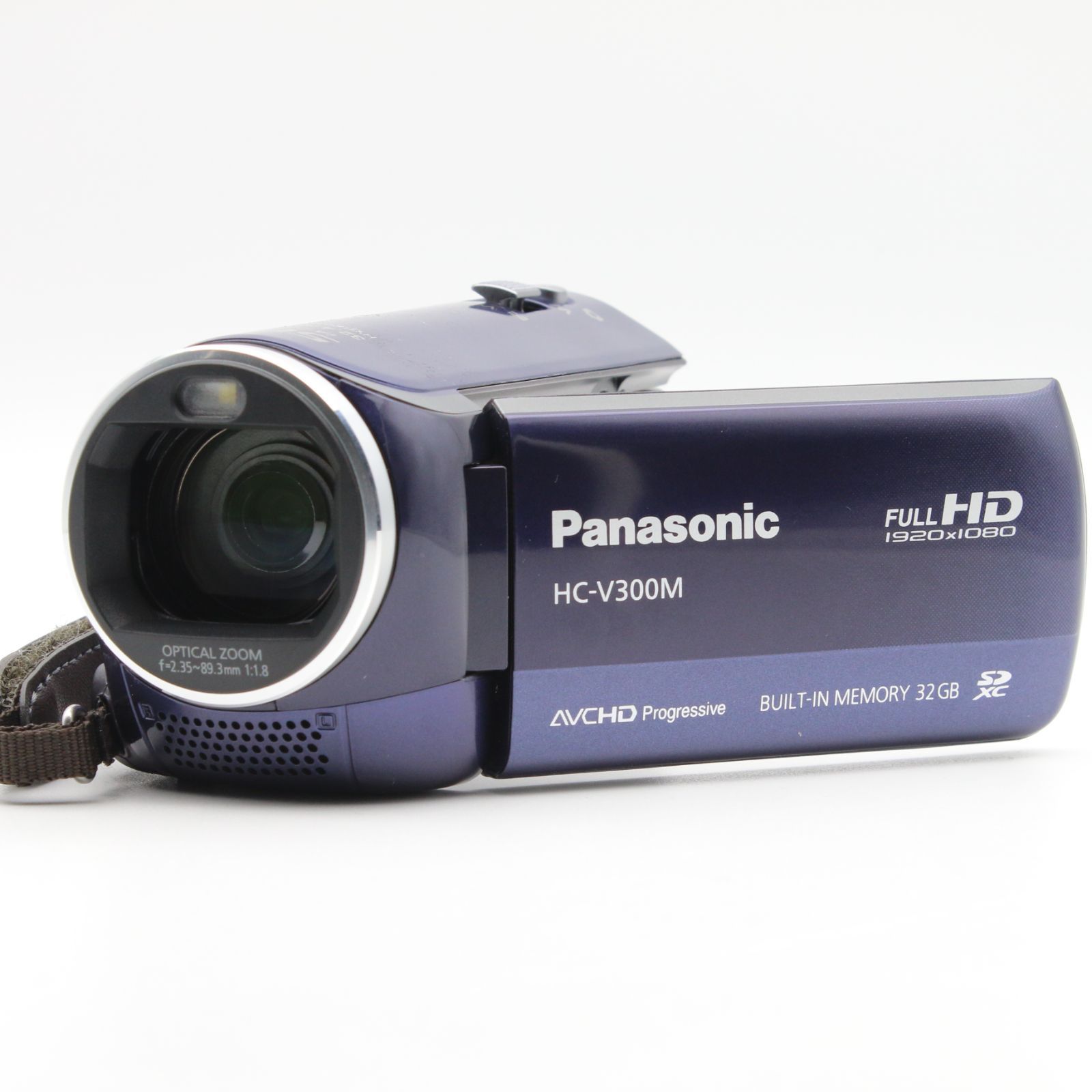 極上品】 Panasonic HC-V300M ネイビーブルー 内蔵メモリー32GB