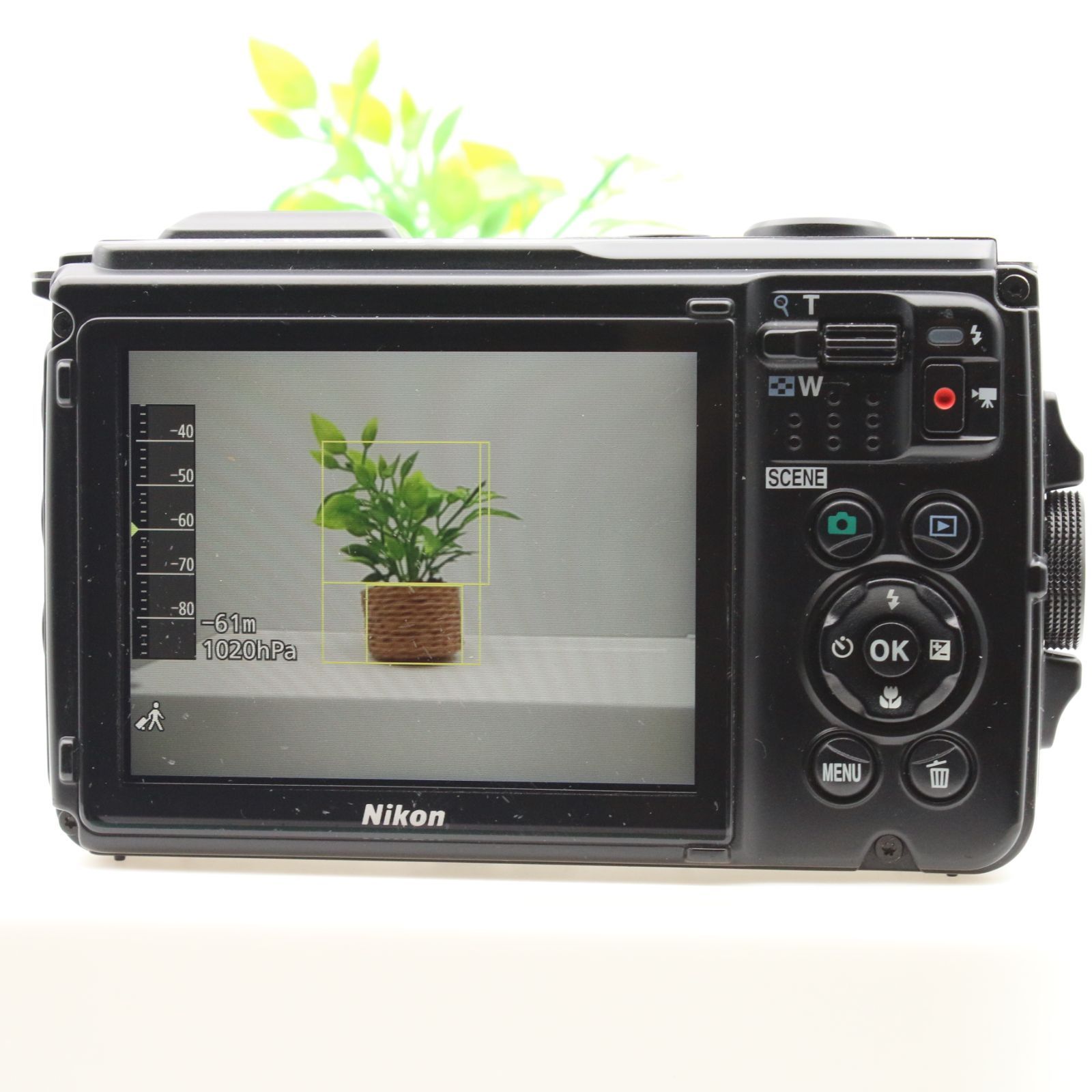 極上品】 Nikon COOLPIX W300 ブラック BK 1605万画素 防水 耐寒 防塵