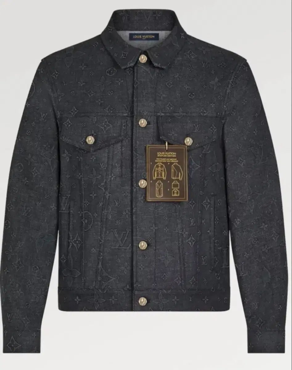 ルイヴィトン モノグラム デニム ジャケット ブラック - メルカリ