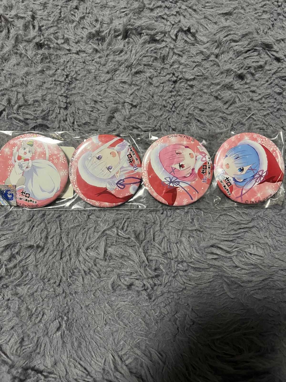 リゼロ あにしゅが 缶バッジ クリスマス グッズ-バッチ】Re:ゼロから