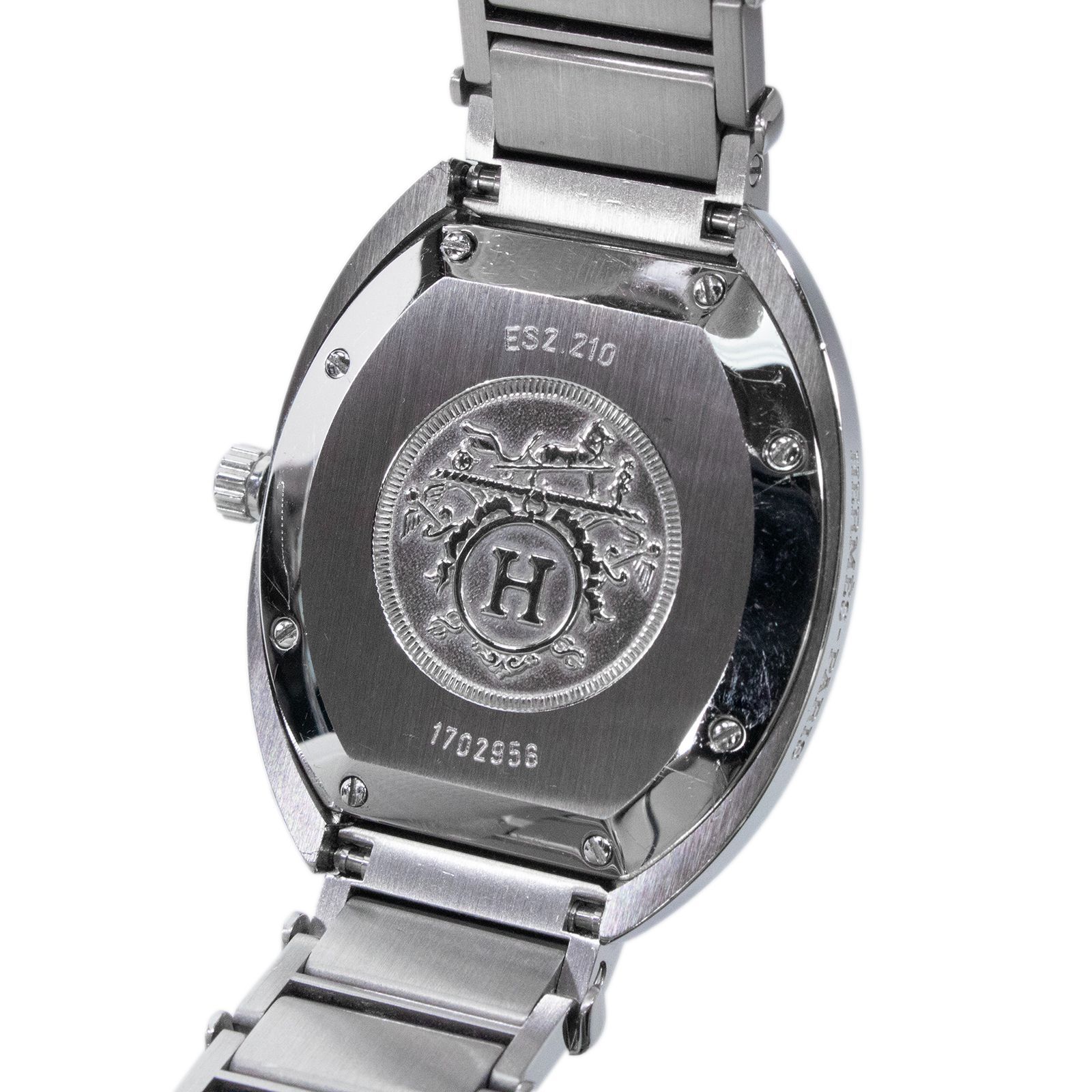 稼働品 送料無料 エルメス 腕時計 電池式 クォーツ 3針 レディース