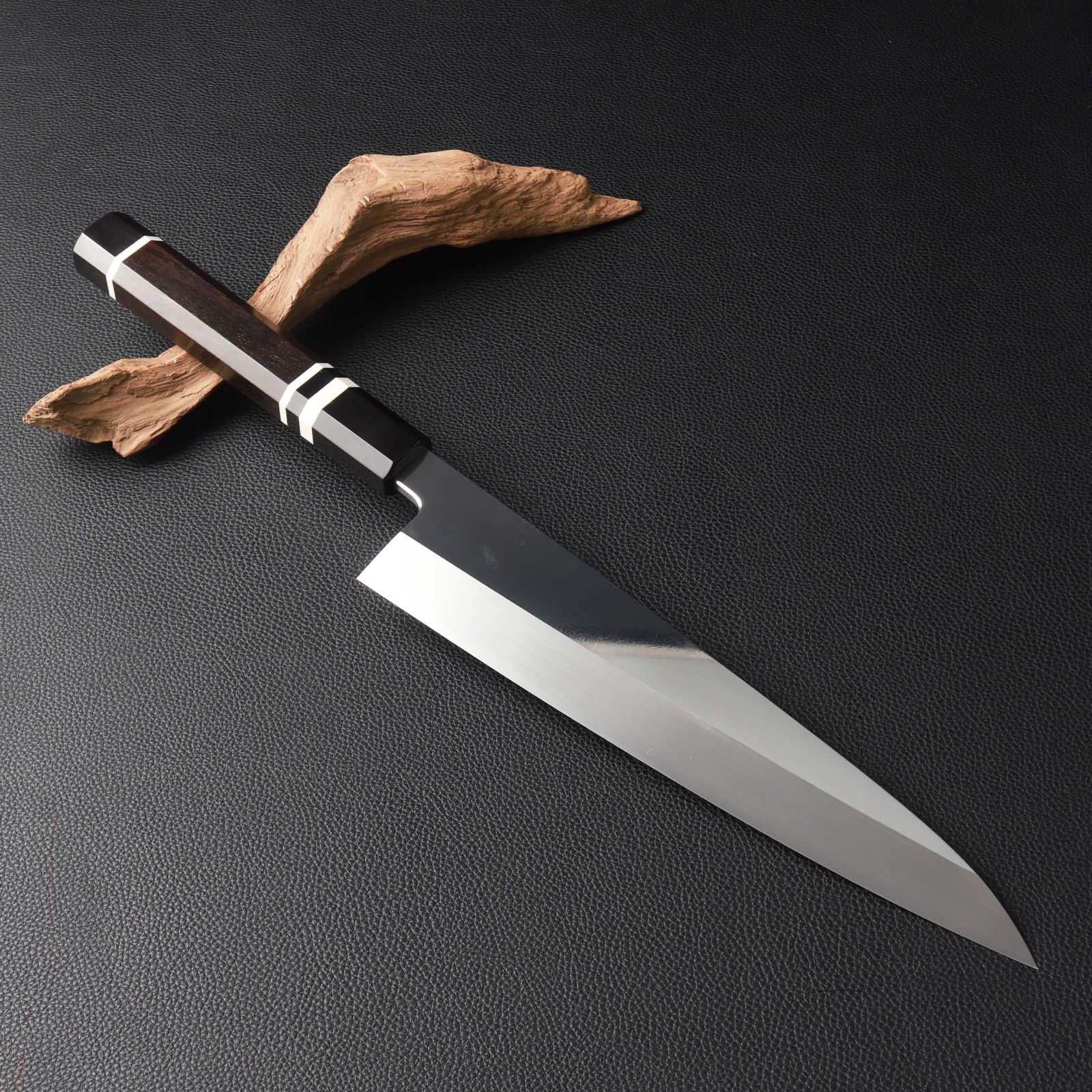 身卸し包丁 舟行包丁 9寸（刃渡り270mm）通常鏡面仕上げ 本刃付け 八角