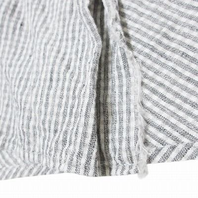 トゥジュー TOUJOURS 美品 リネンジャケット 羽織 ギンガムチェック