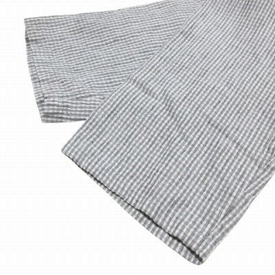 トゥジュー TOUJOURS 美品 リネンジャケット 羽織 ギンガムチェック