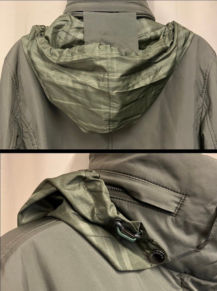 ZHV02 BURBERRY LONDON バーバリーロンドン リバーシブル ハーフコート