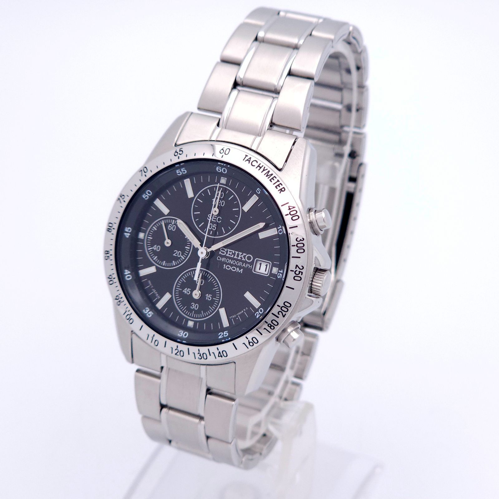 ☆良品 SEIKO セイコー クロノグラフ 7T92-0DW0 QZ 動作品 - メルカリ