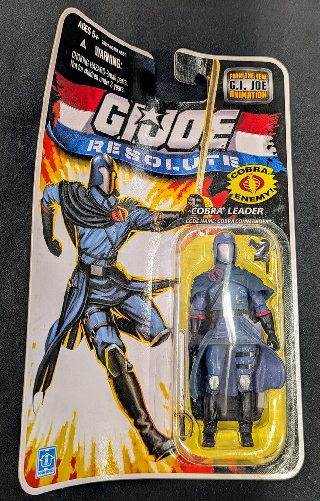 HASBRO RESOLUTE COBRA COMMANDER / COBRA LEADER 3.5インチ - メルカリ