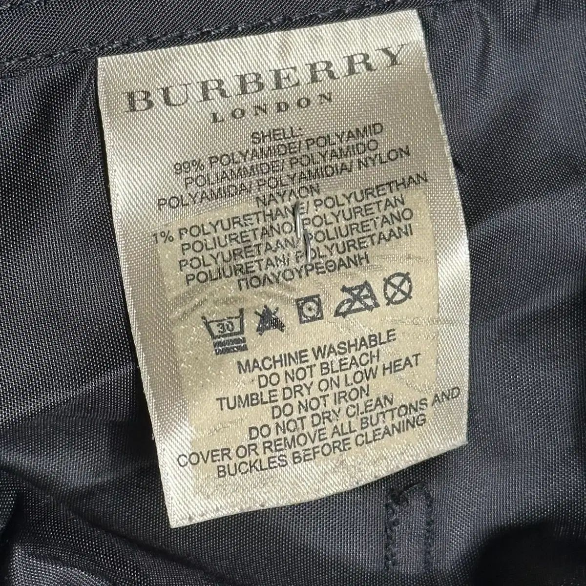 BURBERRY ロンドン ライナー 外衣 分離 ユーティリティ ブラック