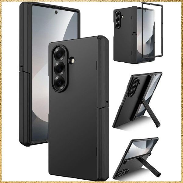 ☆彡送料無料でお届け☆彡 Miimall 対応 Galaxy Z Fold 7 ケース フィルム一体型 スタンド機能 ヒンジ保護 耐衝撃 衝撃保護 防塵 滑り止め 全面保護 スリム Case ギャラクシー Zフォールド7 スマホカバー Z Fold 7 携帯ケ