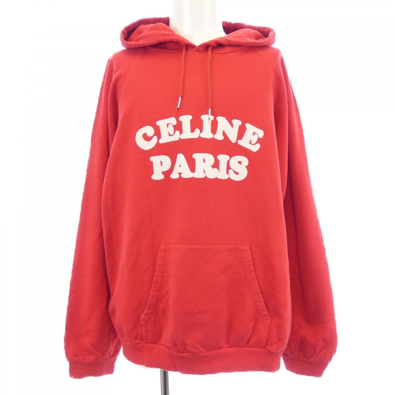 CELINE セリーヌ パーカー サイズ:L ロゴテープ コンフォート