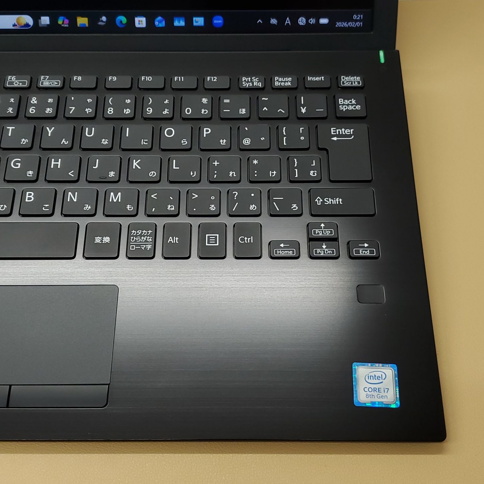 商品番号2064】VAIO 13.3型ノートパソコン 2020年製 第8世代Core i7