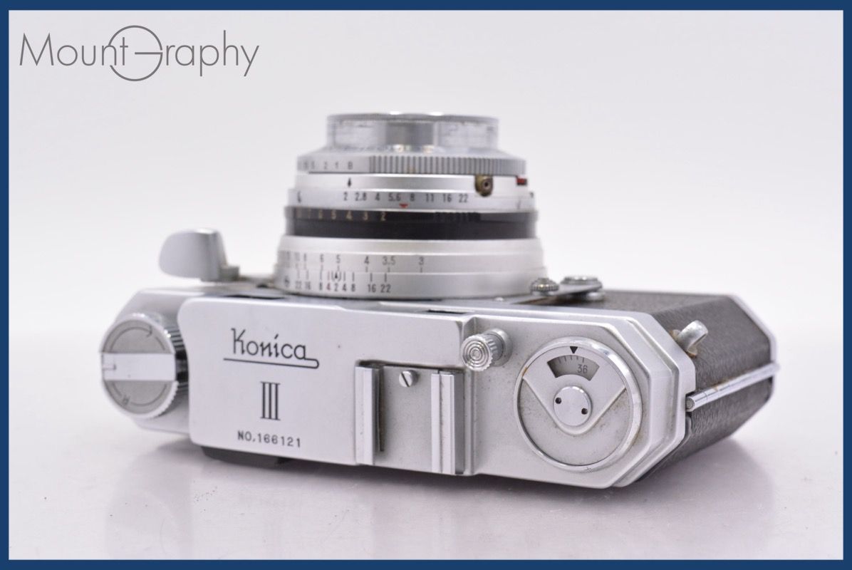 コニカ KONICA Konica III 前キャップ&レンズフィルター付 同梱無料
