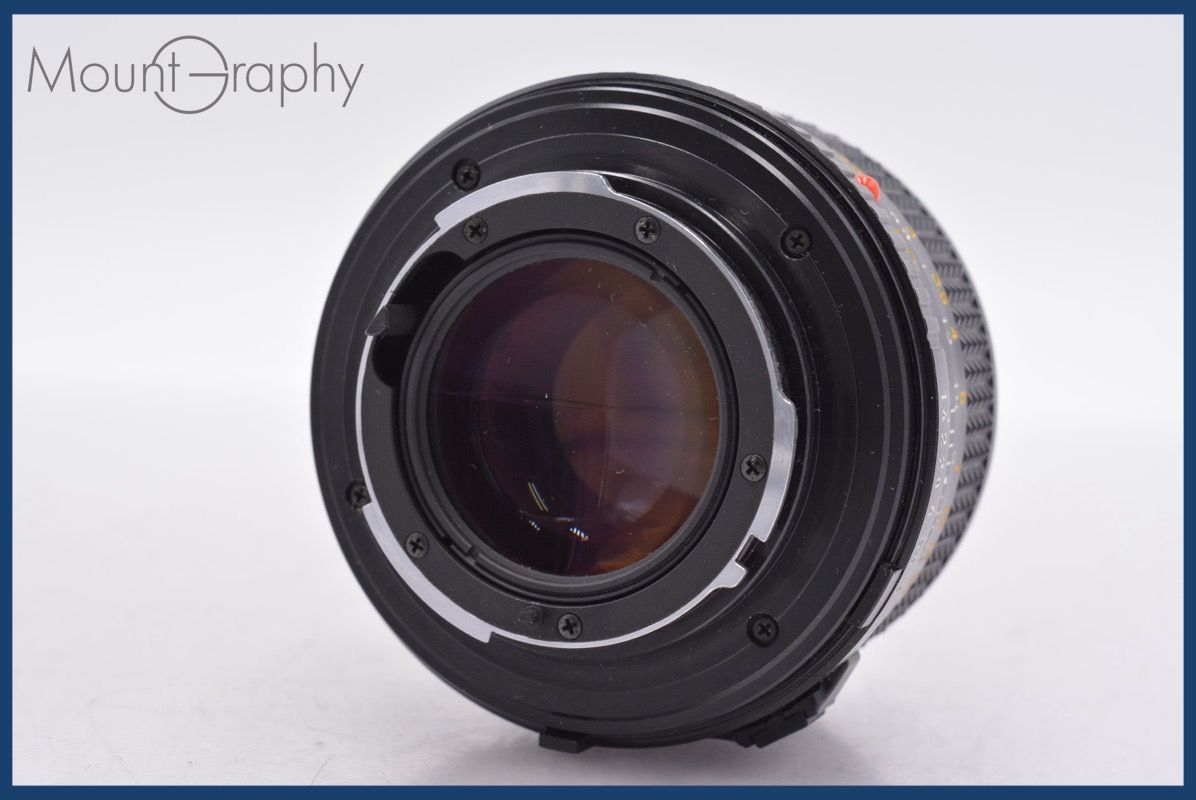 美品・動作保証】 ミノルタ MINOLTA MD 50mm F1.4 前後キャップ&レンズ