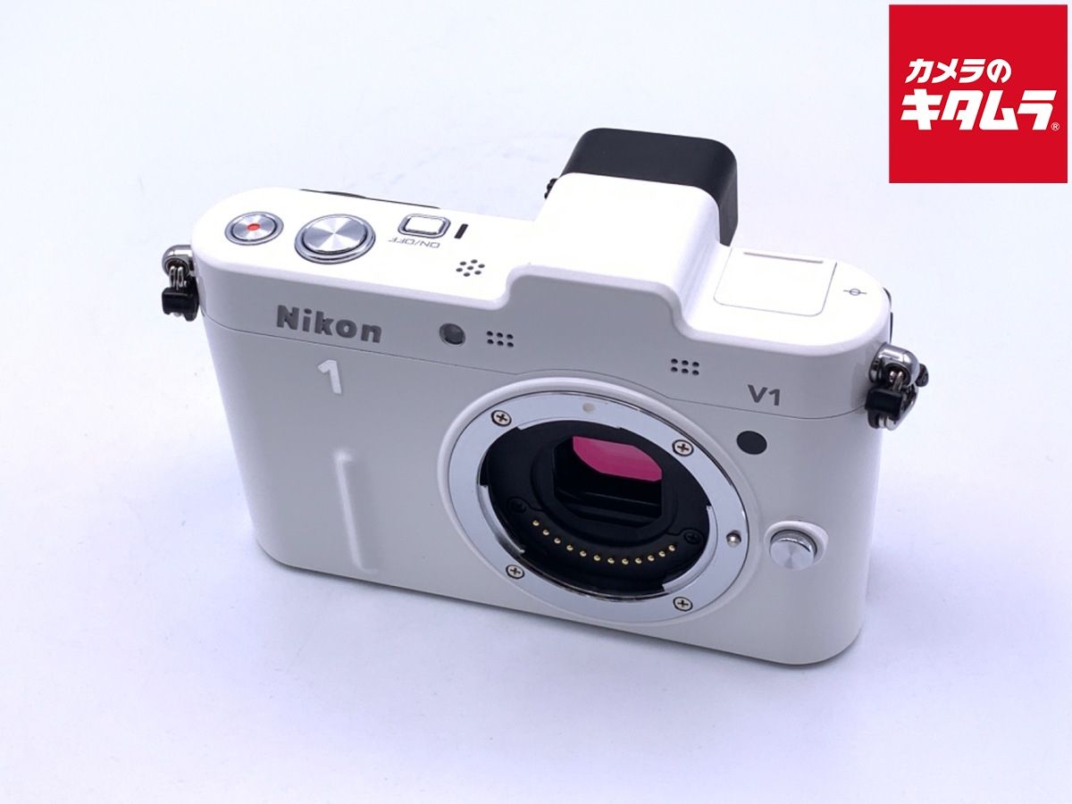 中古】 【並品】 ニコン Nikon 1 V1 ボディ ホワイト - メルカリ