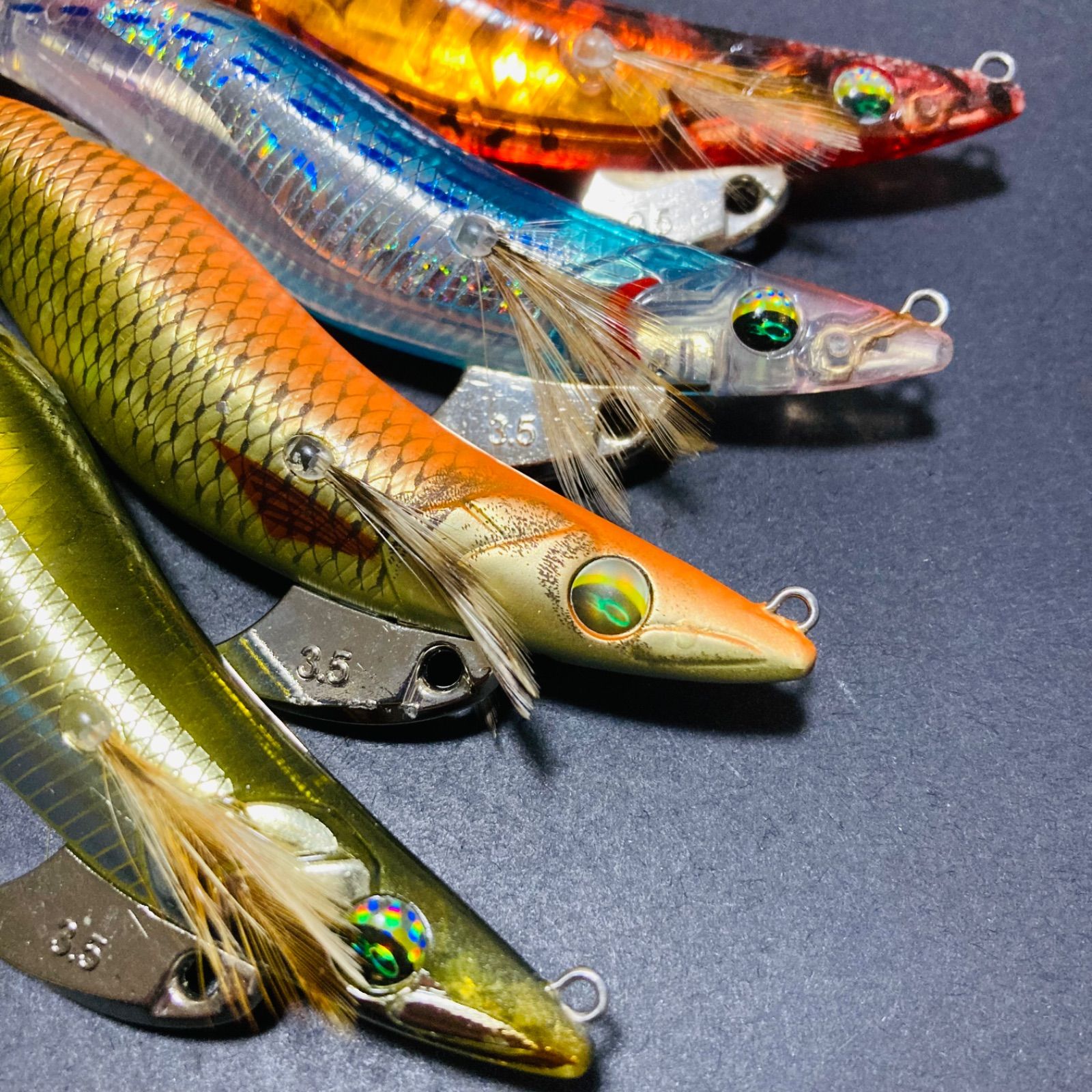 ダイワ エメラルダスヌード 3.5号 中古エギ 10個セット 美品】 エメラルダス ヌード 3.5号 エギ エギセット 廃盤 Daiwa