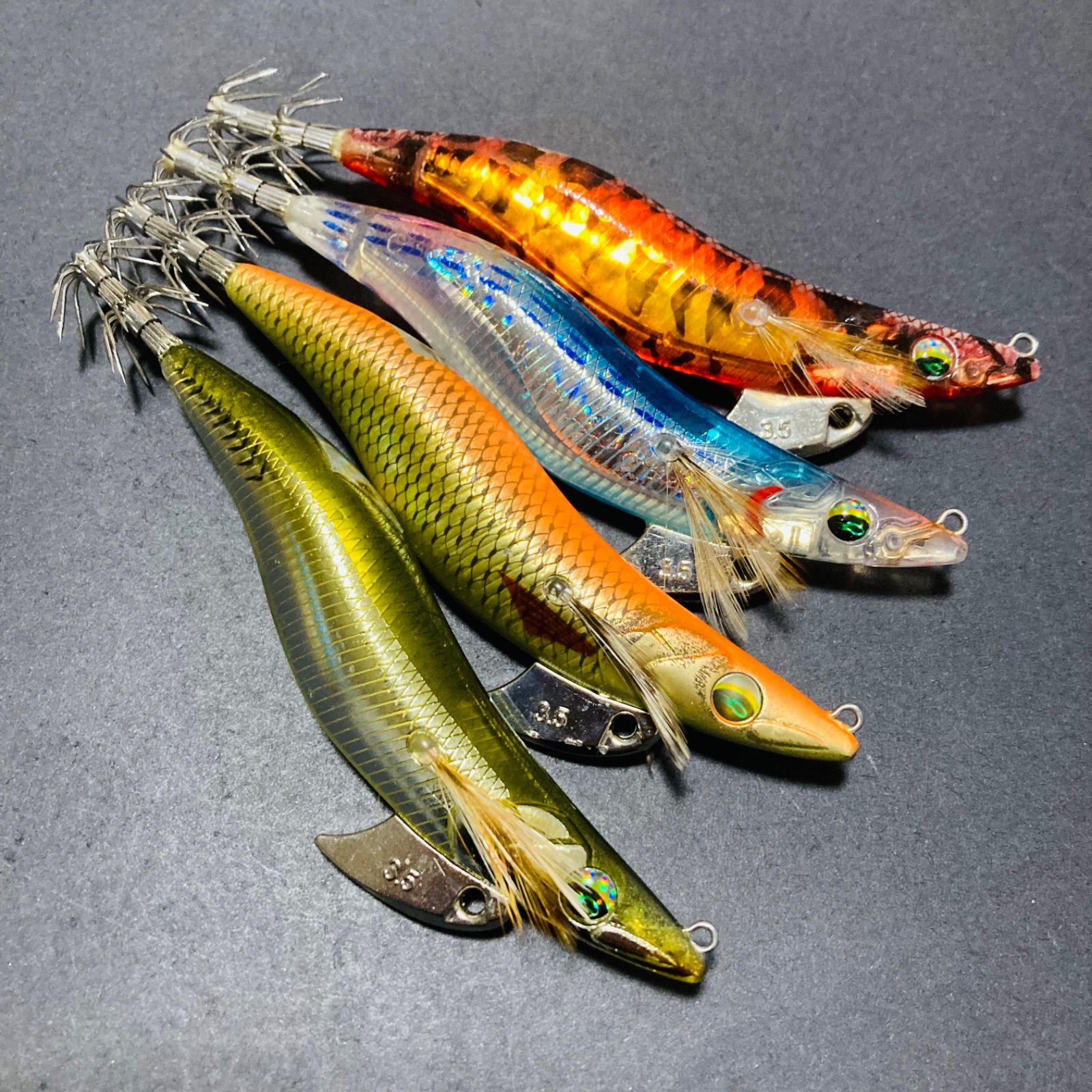 ダイワ エメラルダスヌード 3.5号 中古エギ 10個セット 美品】 エメラルダス ヌード 3.5号 エギ エギセット 廃盤 Daiwa