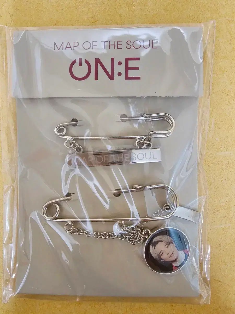 BTS ジミン MAP OF THE SOUL ON:E 缶バッジ ブローチ＋キーホルダー