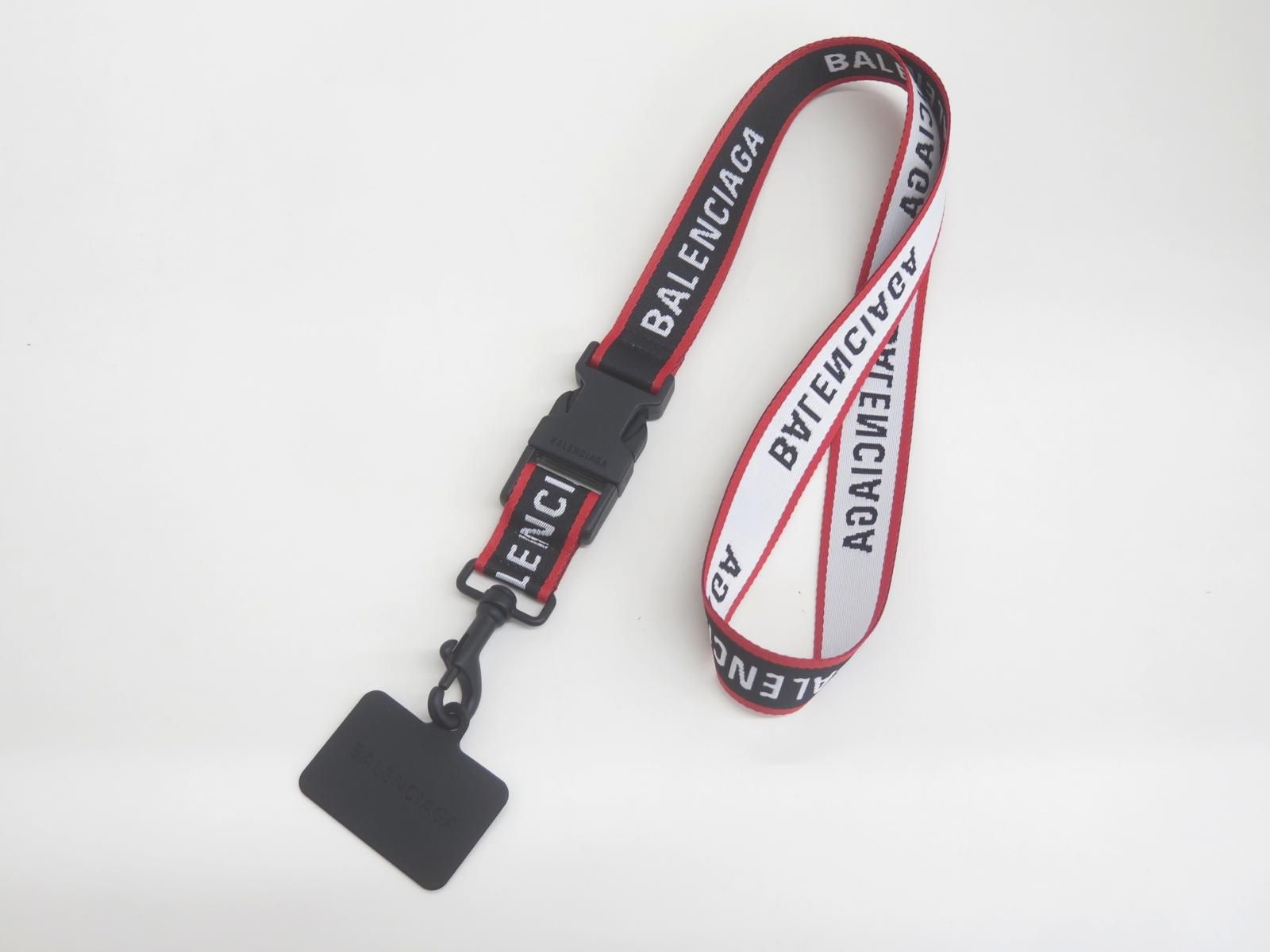 BALENCIAGA バレンシアガ 716933 PHONE HOLDER ネックストラップ 美品