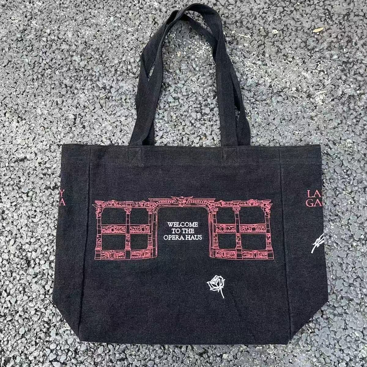 Lady Gaga レディーガガ キャンバス トートバッグ 大容量 旅行 手提げ