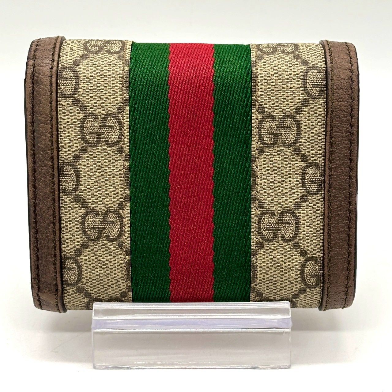 語らず選ばれる、答え】 GUCCI 二つ折り財布 オフィディア GG