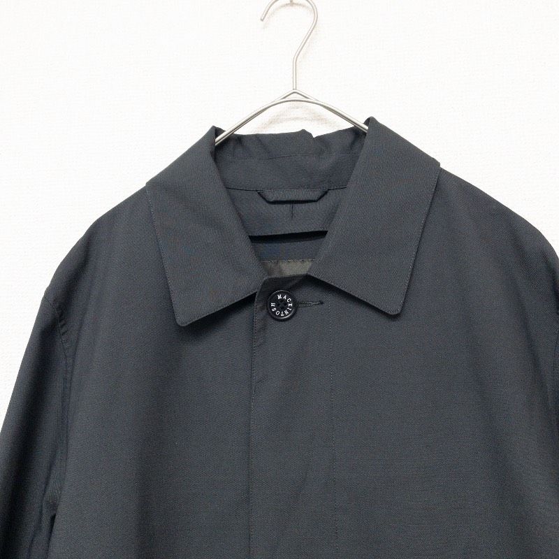 MACKINTOSH マッキントッシュ ステンカラーコート ロング 比翼 グレー