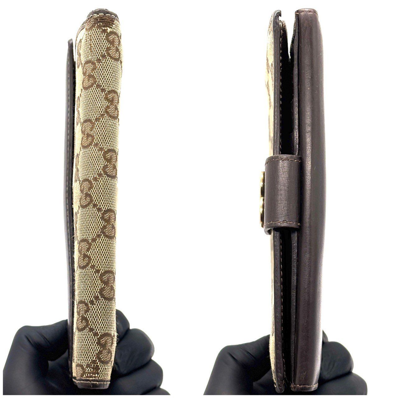 可愛さは、内側に✨ GUCCI 長財布 GGキャンバス ラブリーハート